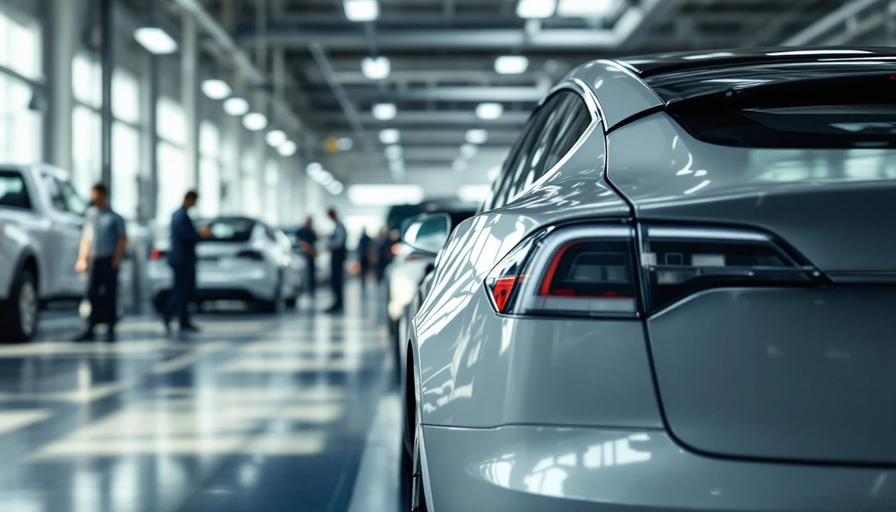 tesla procède au rappel de 15 000 véhicules en raison d’une vignette de poids manquante, assurant ainsi la sécurité et la conformité de ses voitures.