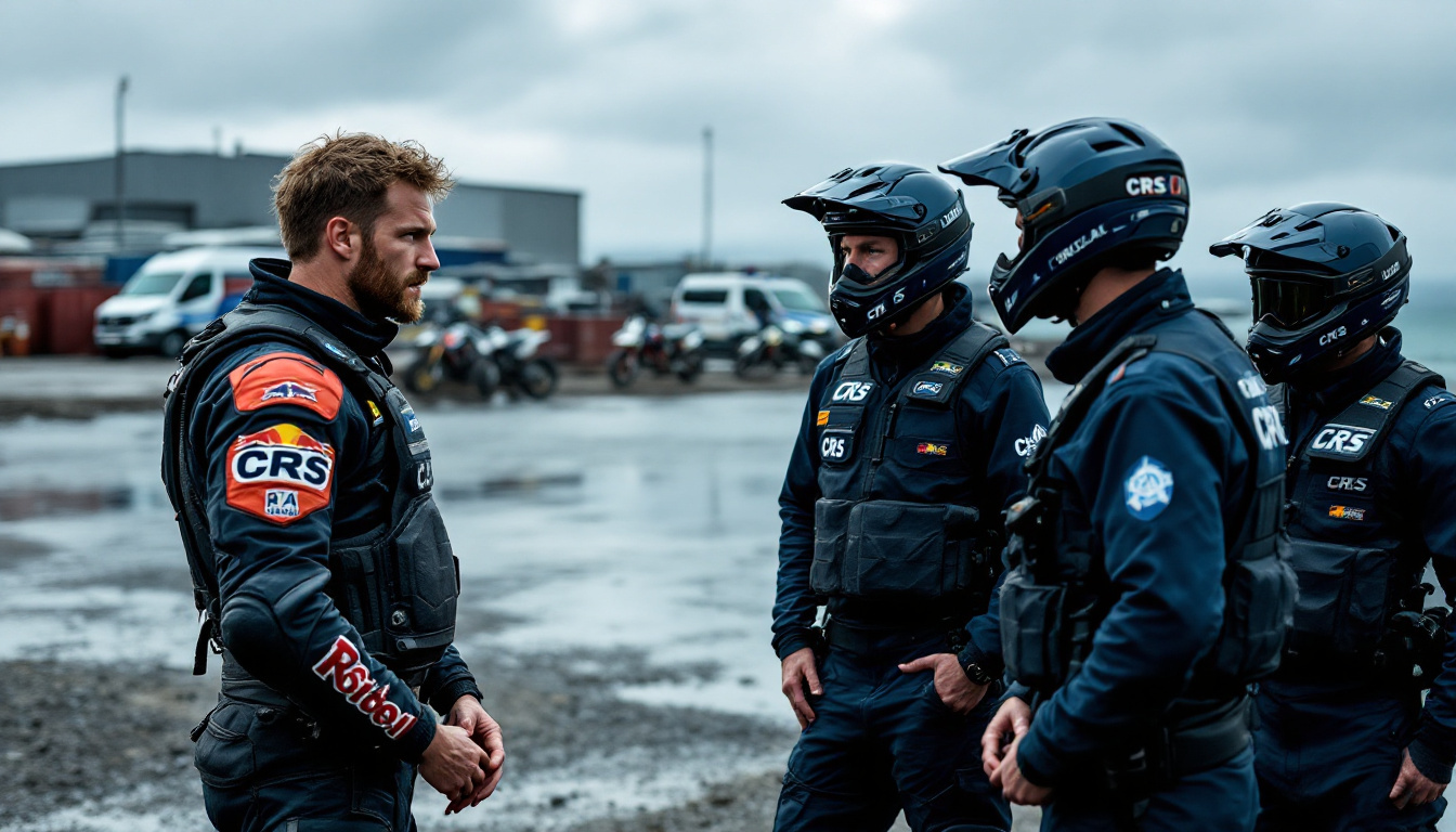 découvrez la collaboration exceptionnelle entre adrien van beveren et les crs lors d'une mission unique à loon-plage, alliant expertise et engagement.
