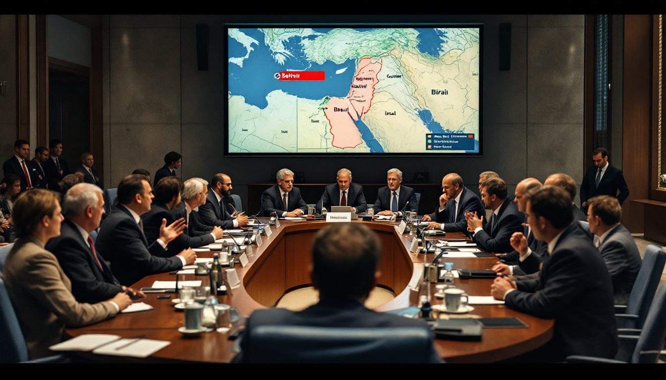 israël menace la banlieue sud de beyrouth, déclenchant une réunion d'urgence du conseil de sécurité de l'onu pour discuter de la situation et rechercher une solution.