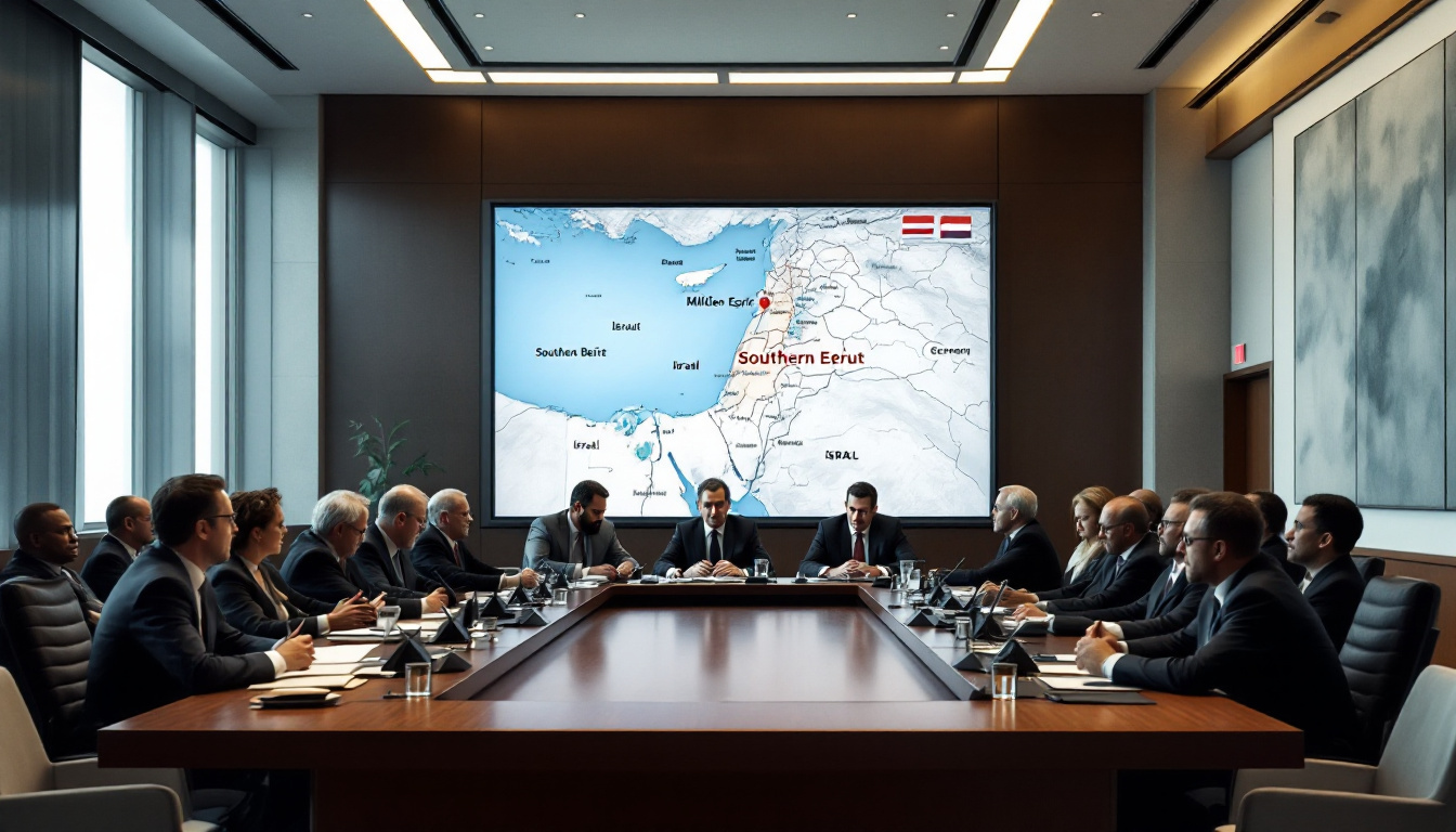 israël menace la banlieue sud de beyrouth, suscitant une réunion d'urgence du conseil de sécurité de l'onu pour discuter de la situation et éviter une escalade du conflit.