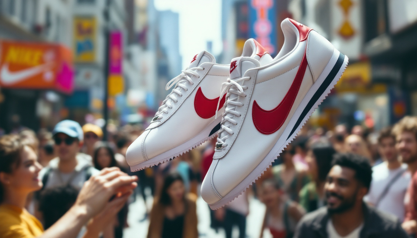 discover the nike cortez, the iconic shoe that appeals with its timeless style and unmatched comfort. an essential pair that is creating a sensation and is highly sought after everywhere.