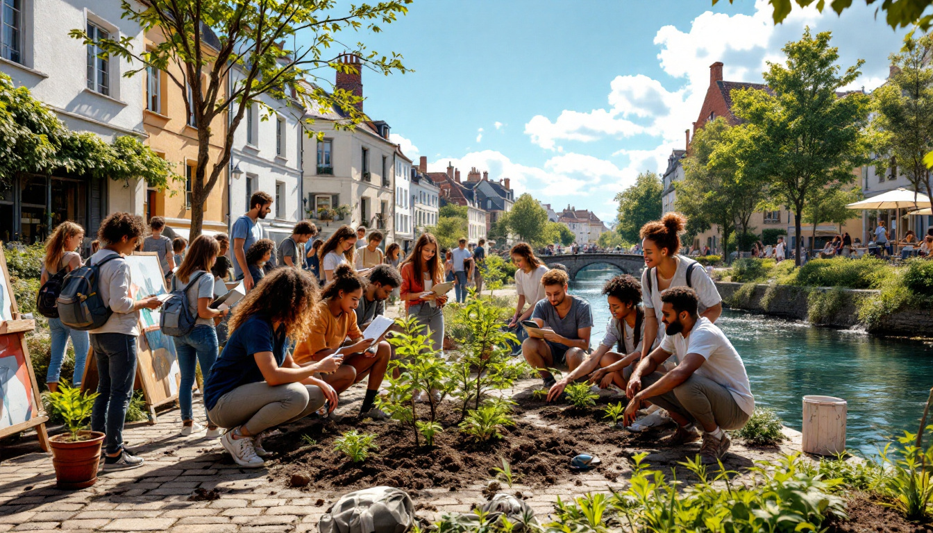 in verdun-sur-garonne, 250 young people actively engage to build their future and create new opportunities.