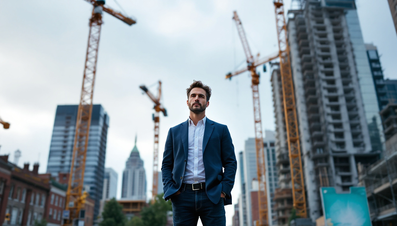 julien miro fait le point au milieu des grues et poursuit son combat contre l'urbanisation incontrôlée dans le quartier, pour préserver son cœur et son équilibre.