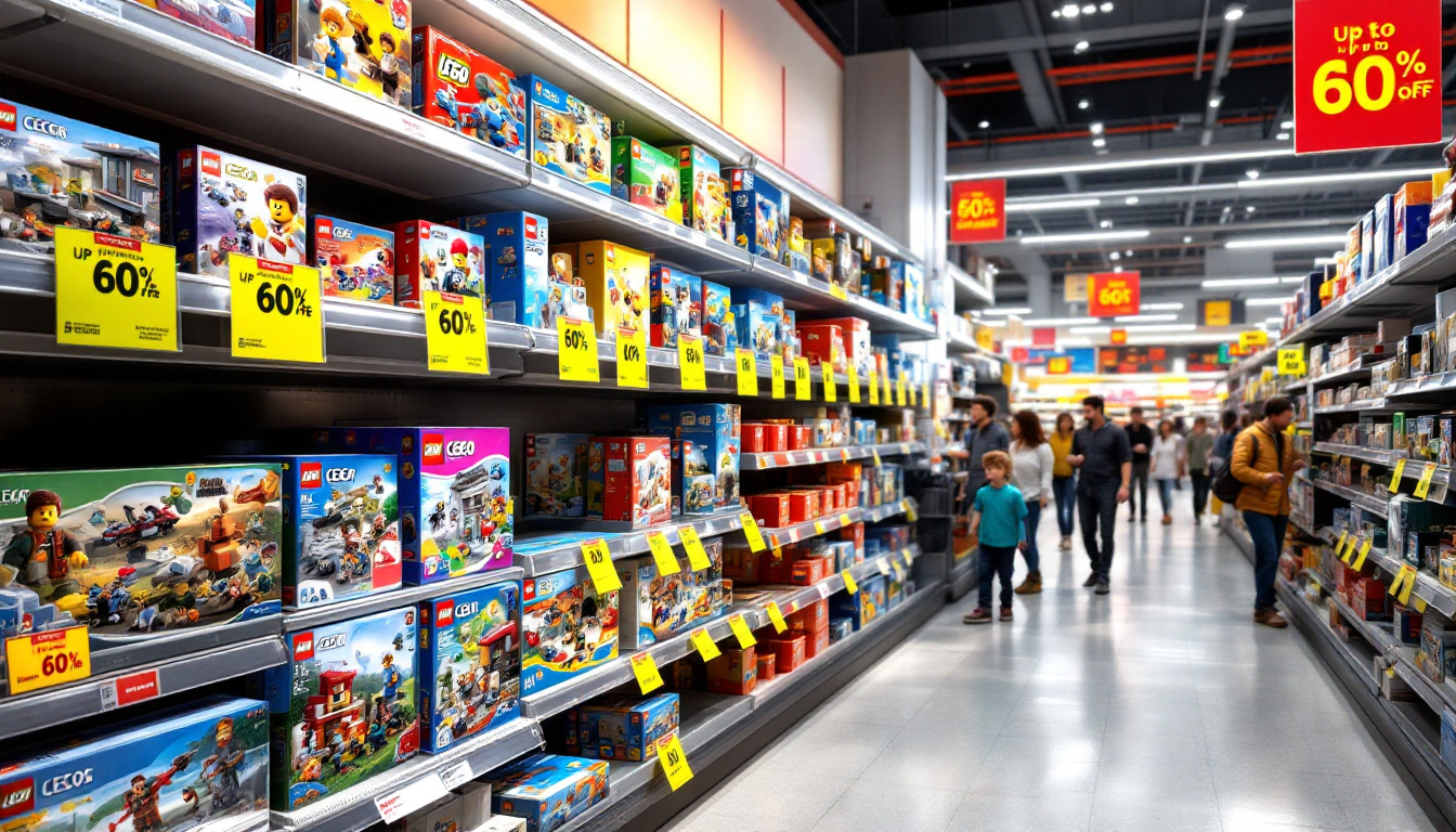 profitez des réductions exceptionnelles jusqu'à -60% chez auchan sur une large sélection de coffrets lego célèbres. ne manquez pas cette offre pour enrichir votre collection à petit prix !