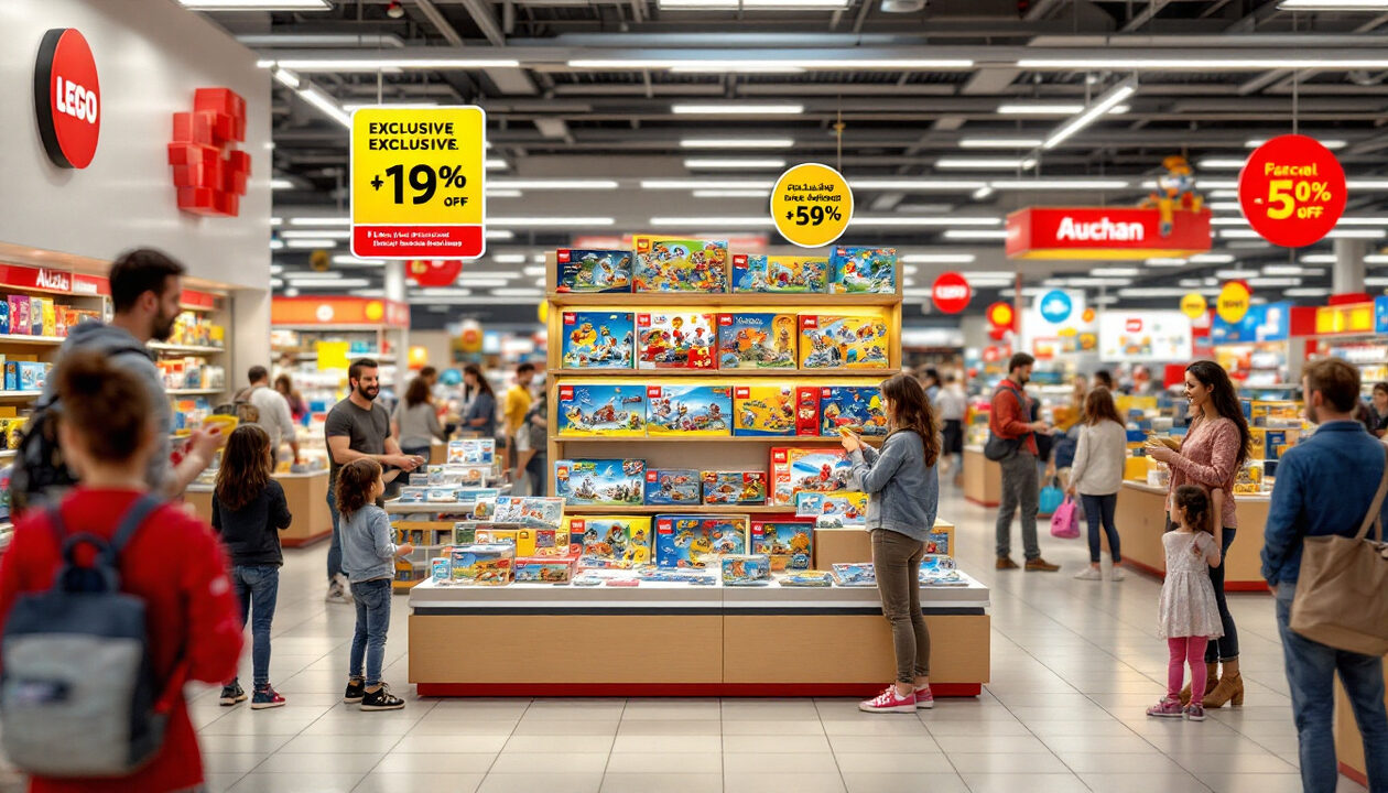 découvrez les offres exclusives d'auchan sur une sélection limitée de sets lego pendant les soldes. profitez de prix réduits pour enrichir votre collection dès maintenant !