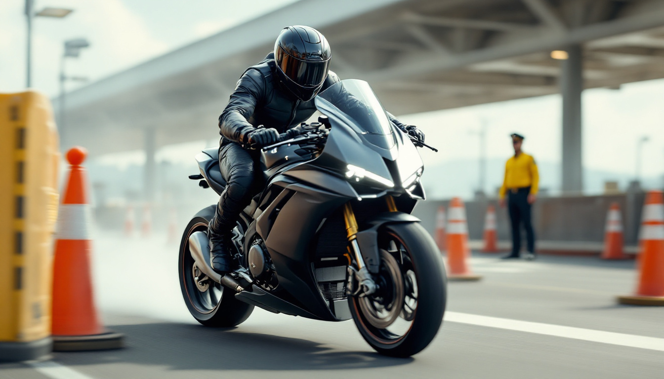 découvrez comment ce motard a défié le contrôle technique des motos grâce à son audacieuse « opération tenaille », une initiative pleine de courage et d'ingéniosité.