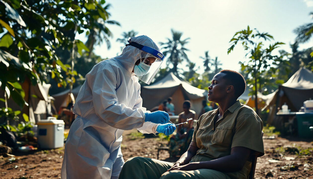 en rdc, l’épidémie d’ebola s’aggrave, avec le lancement des premiers essais cliniques d’un vaccin expérimental pour combattre la maladie.
