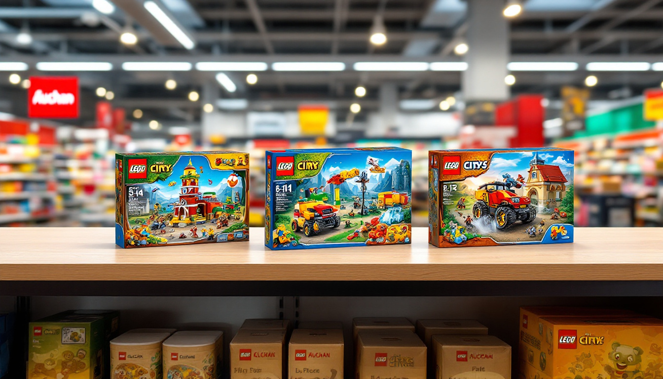 take advantage of the Auchan sales to discover 3 LEGO sets at low prices. limited offer, don’t miss these great deals before they disappear from the shelves!
