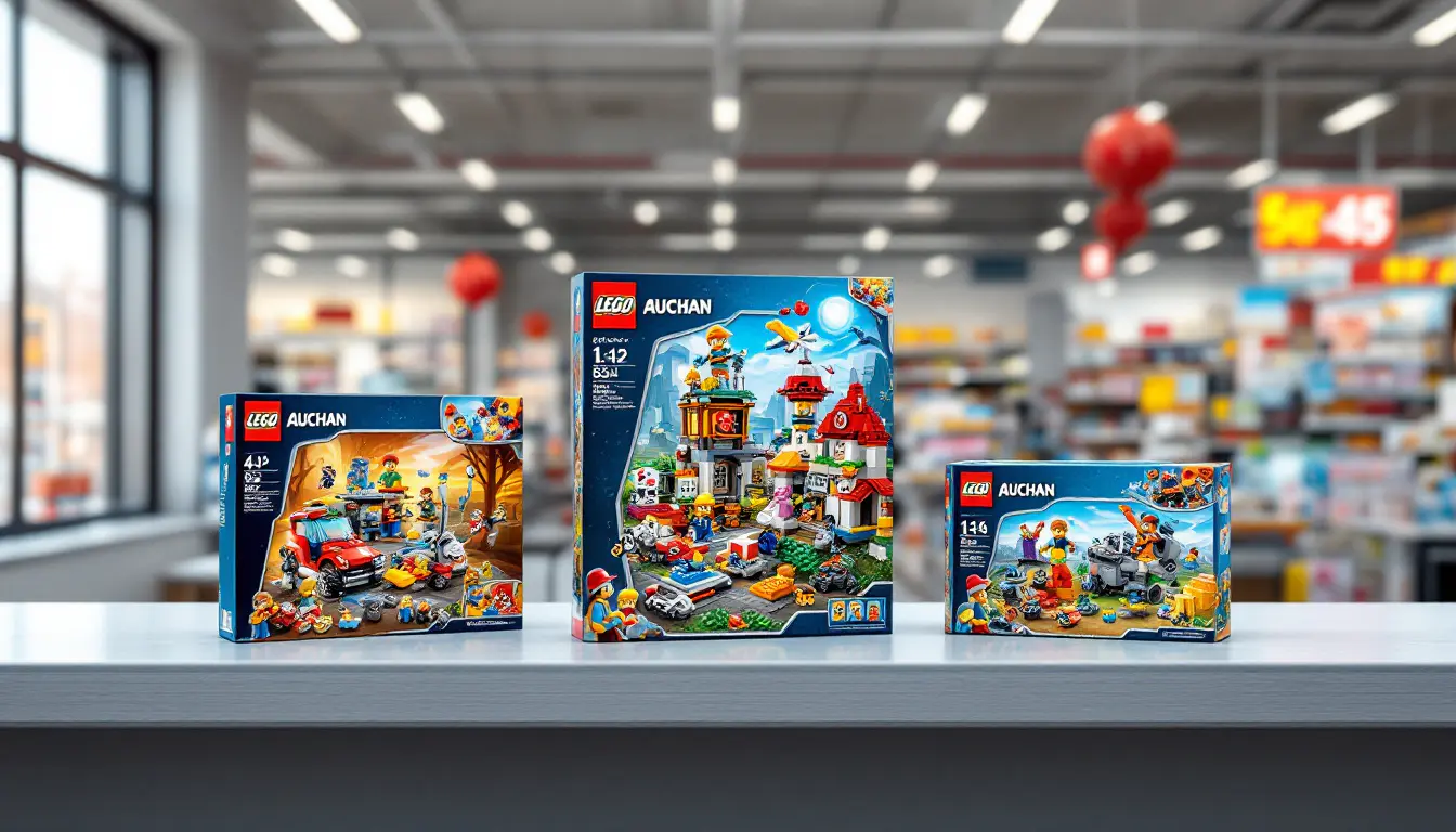 profitez des soldes auchan et découvrez 3 sets lego à prix mini. ne manquez pas cette occasion unique avant qu'ils ne disparaissent des rayons !