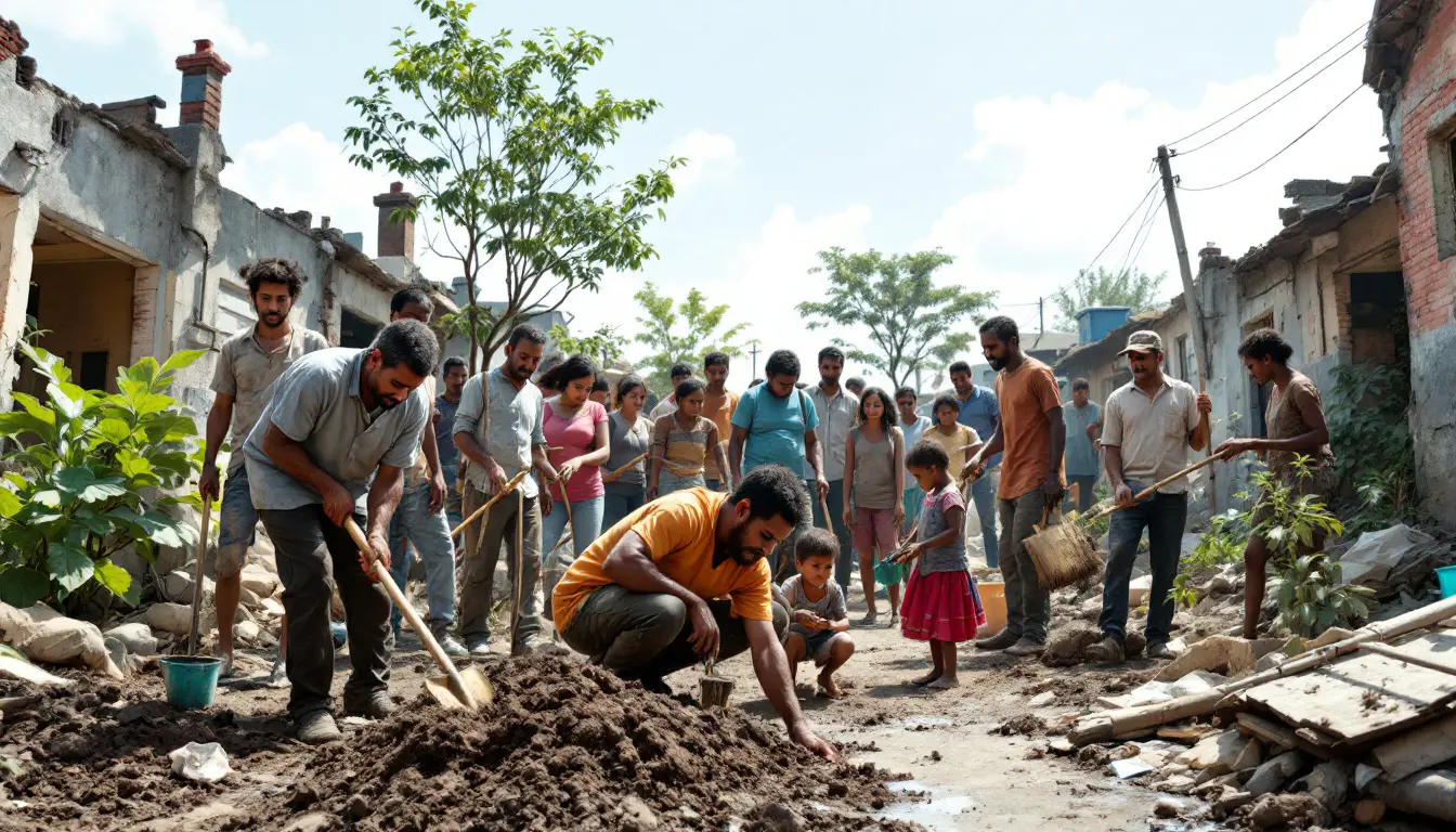 découvrez comment les habitants de doulon, épuisés par les conditions de vie difficiles, se mobilisent pour éliminer les bidonvilles et améliorer leur quartier.