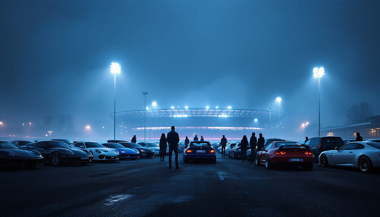 rejoignez chaque semaine le rendez-vous automobile mystérieux sur le parking du stade océane au havre, un événement incontournable pour les passionnés de voitures.