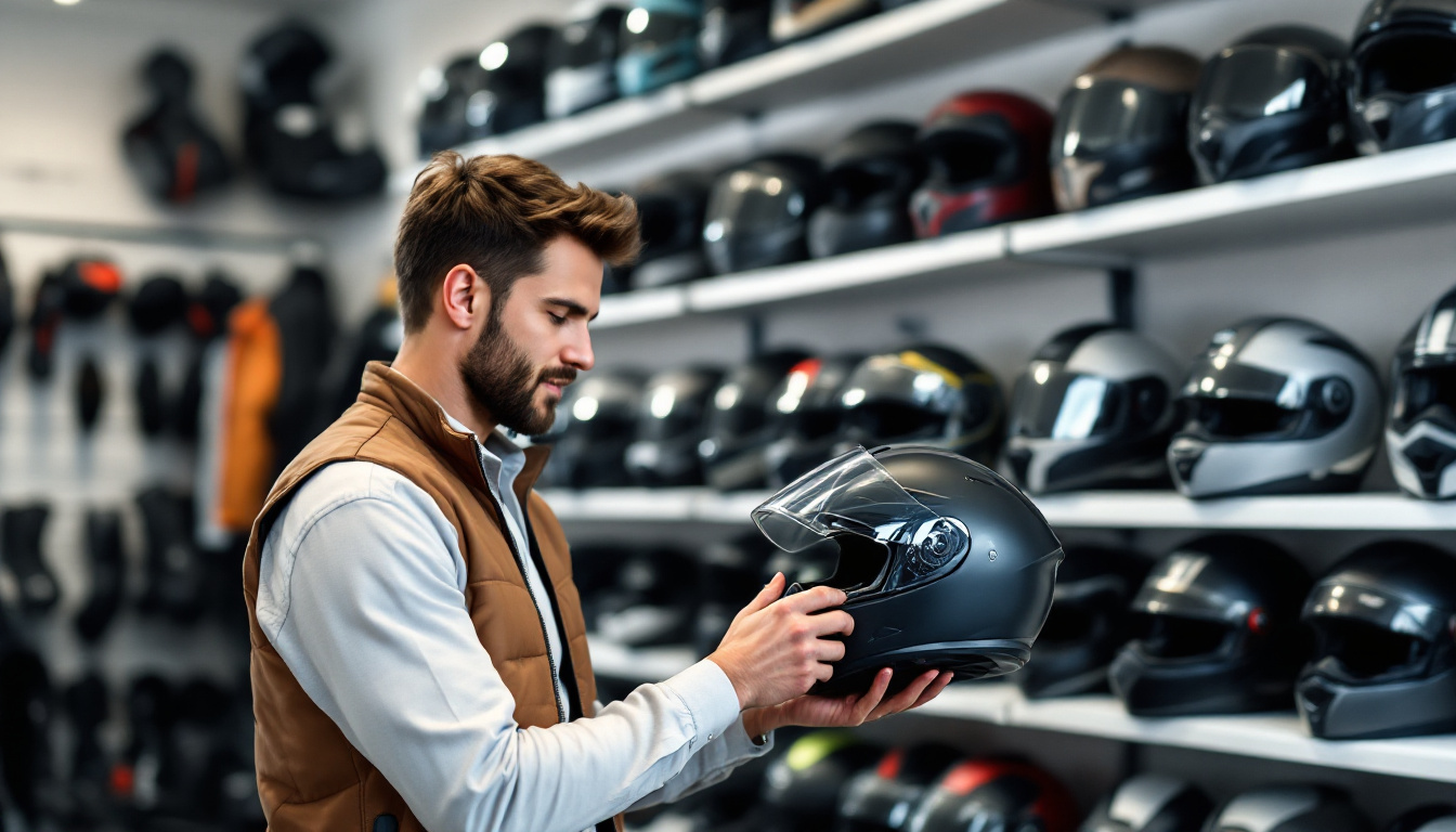 discover our practical guide to effectively choose your first motorcycle or scooter helmet, combining safety, comfort and style for confident riding.