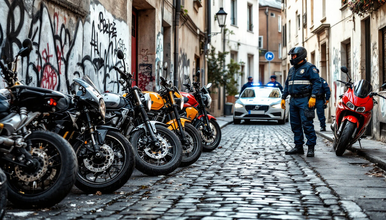 découvrez comment cinq motos ont été confisquées en quelques semaines à courcelles-lès-lens en raison de rodéos urbains illégaux. un phénomène préoccupant pour la sécurité locale.