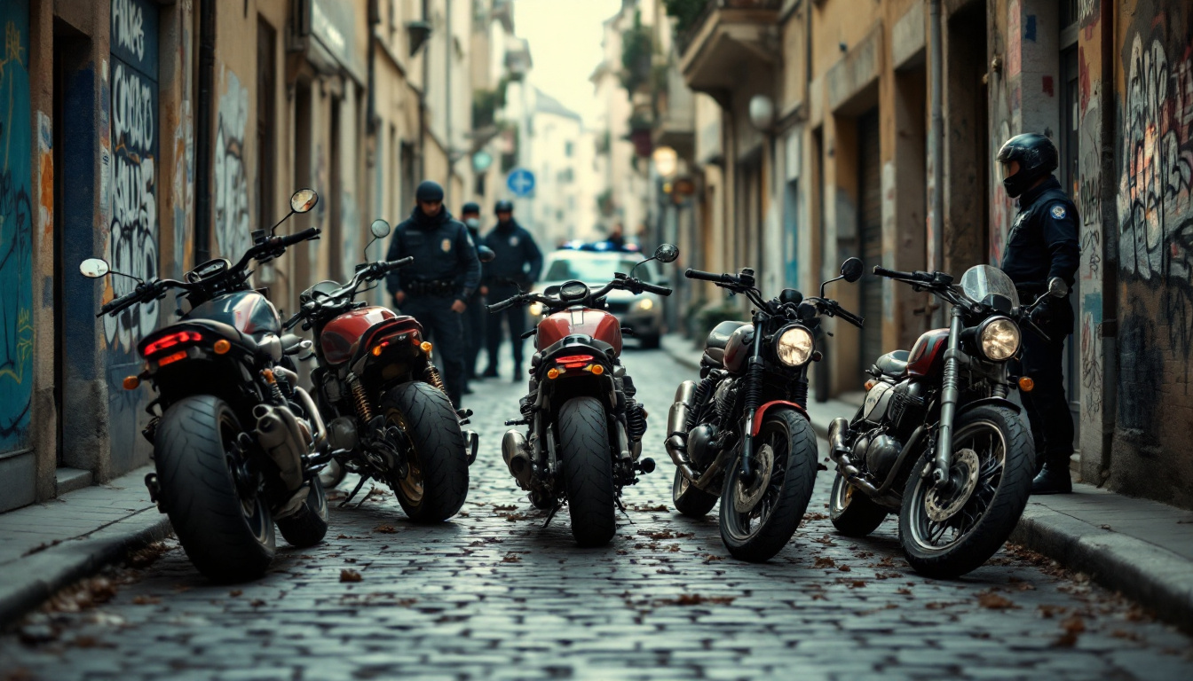 rodei urbani a courcelles-lès-lens : cinque moto sequestrate in poche settimane, una lotta rafforzata contro comportamenti pericolosi in città.