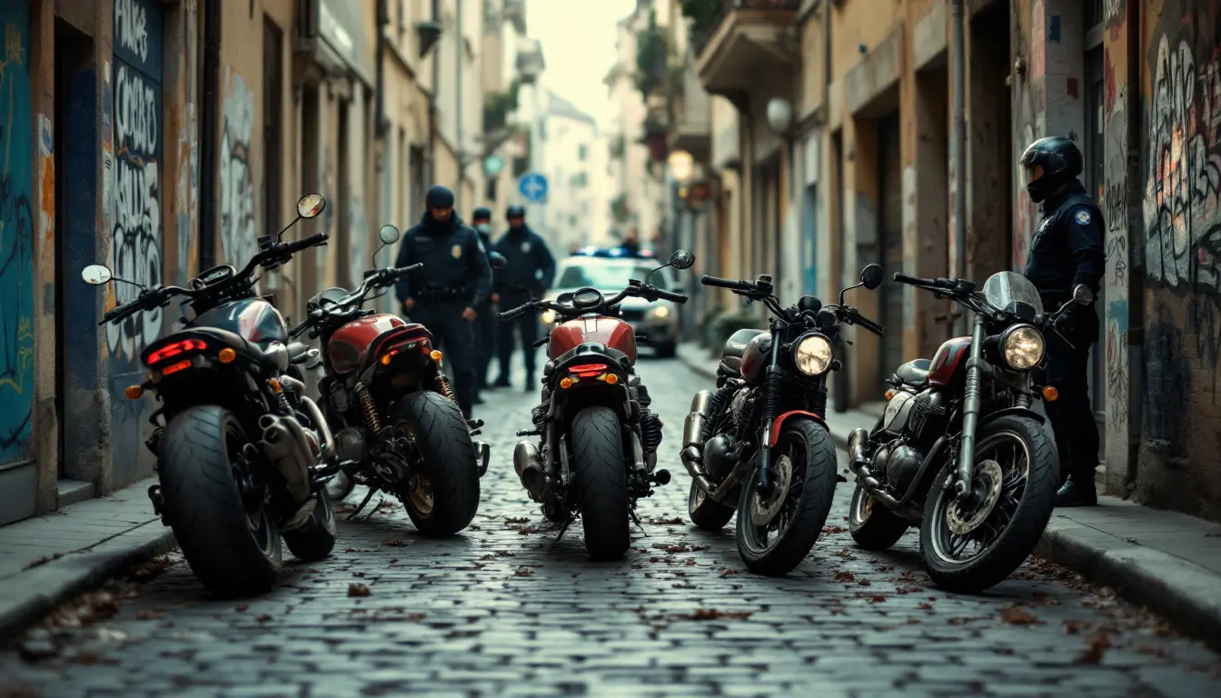 rodéos urbains à courcelles-lès-lens : cinq motos confisquées en quelques semaines, une lutte renforcée contre les comportements dangereux en ville.