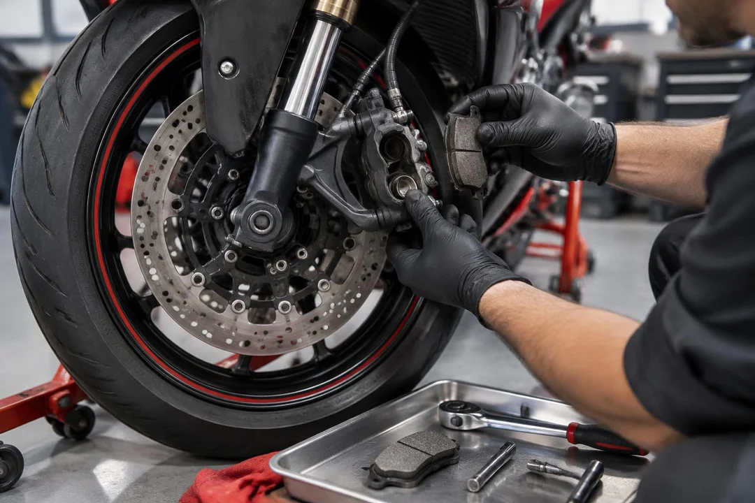 découvrez quand et comment changer les plaquettes de frein de votre moto, avec des conseils pratiques pour entretenir vos freins et rouler en toute sécurité.